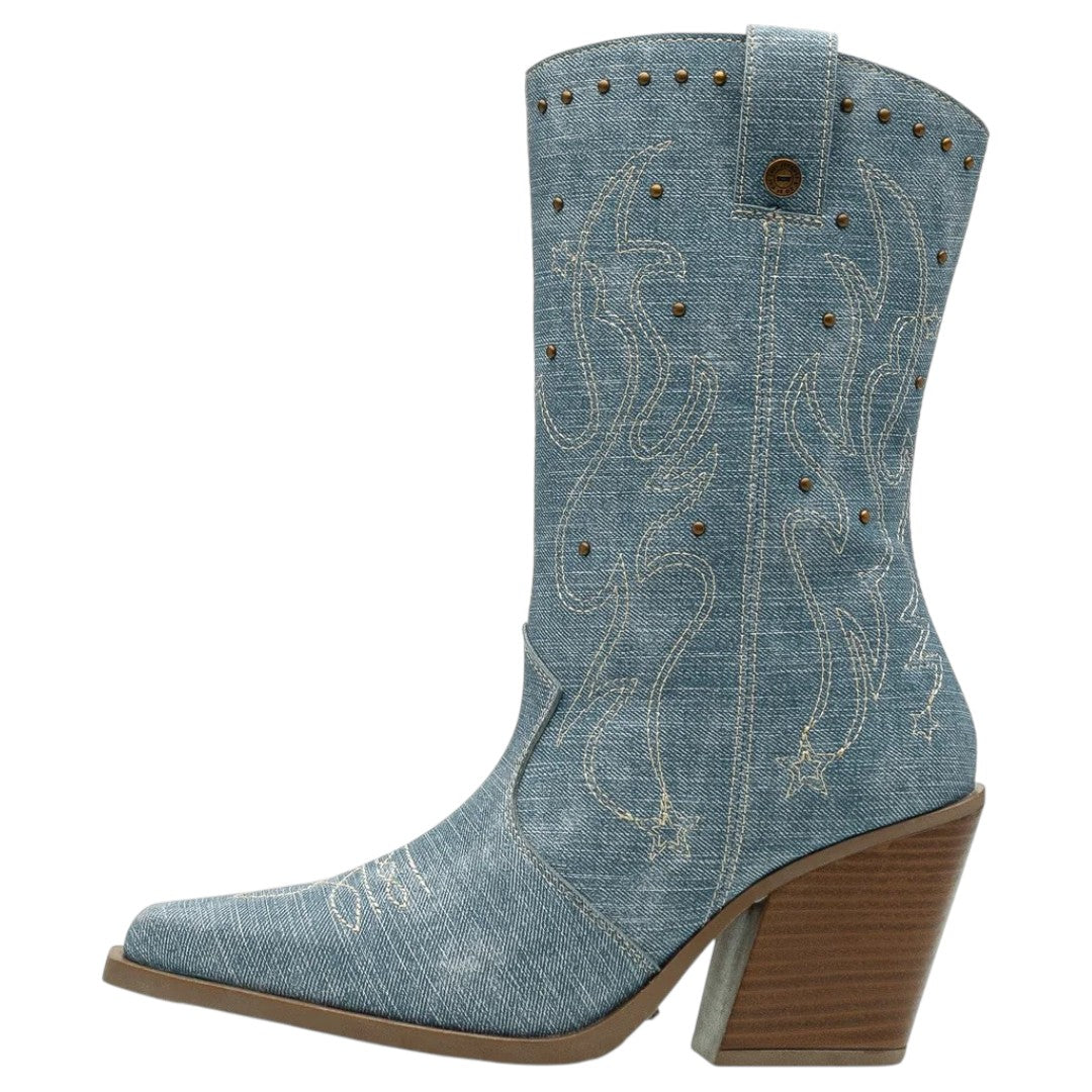 Botas Levis Vaquera Dama Audry L1226151 Azul