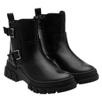 Bota Levi's Para Dama L1226161 En Simil Piel Negro