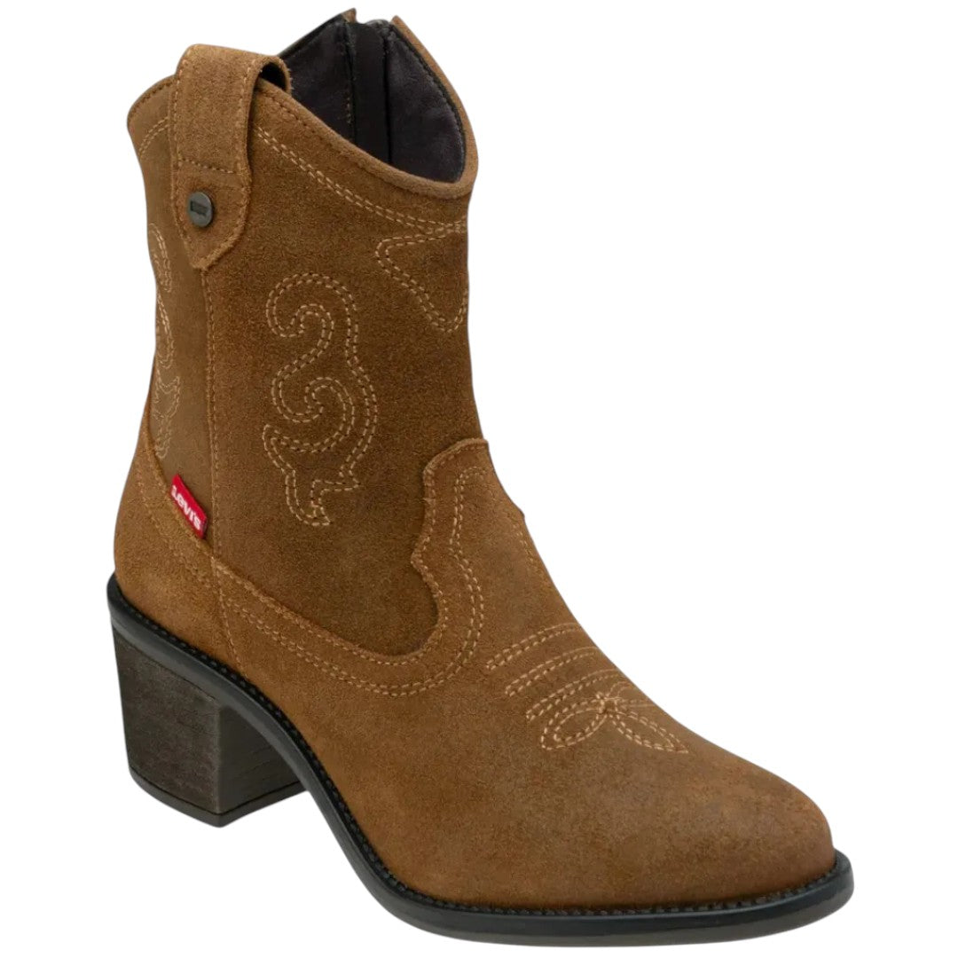 Bota Levi's Dama Lyssa L1225203 Piel Gamuza Tabaco