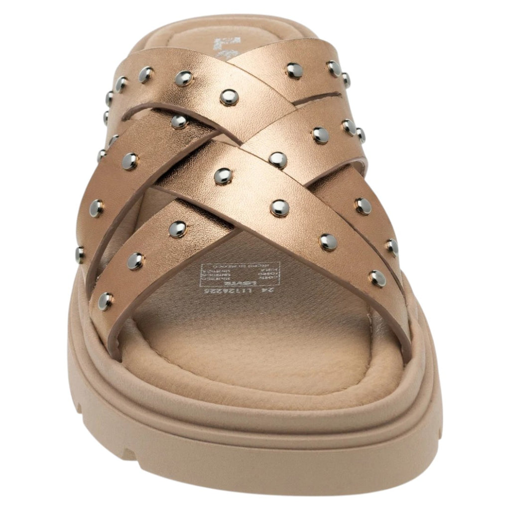 Sandalia Levi's Dama Prudence L1126225 Oro Rosa