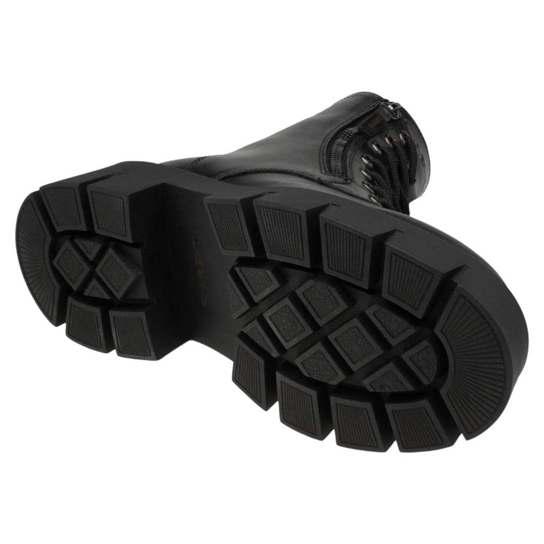 Bota Levi's® Dama Modelo Aria L1225122 Piel Negro