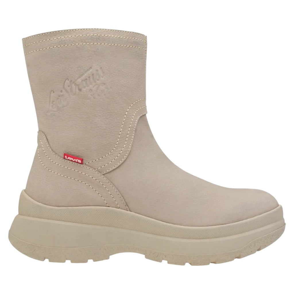Bota Dama Levi's Clarisa Piel De Res L1225191 Color Crema