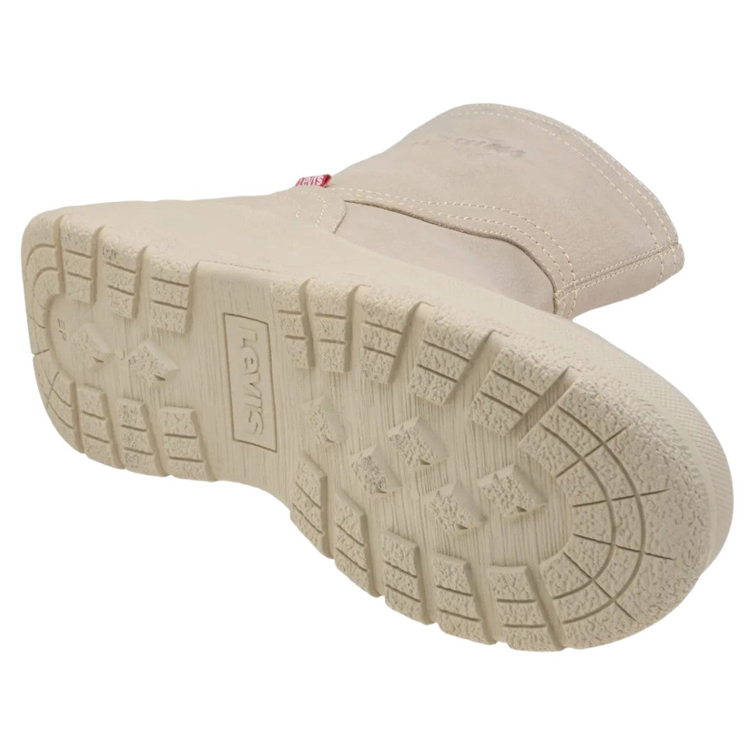 Bota Dama Levi's Clarisa Piel De Res L1225191 Color Crema