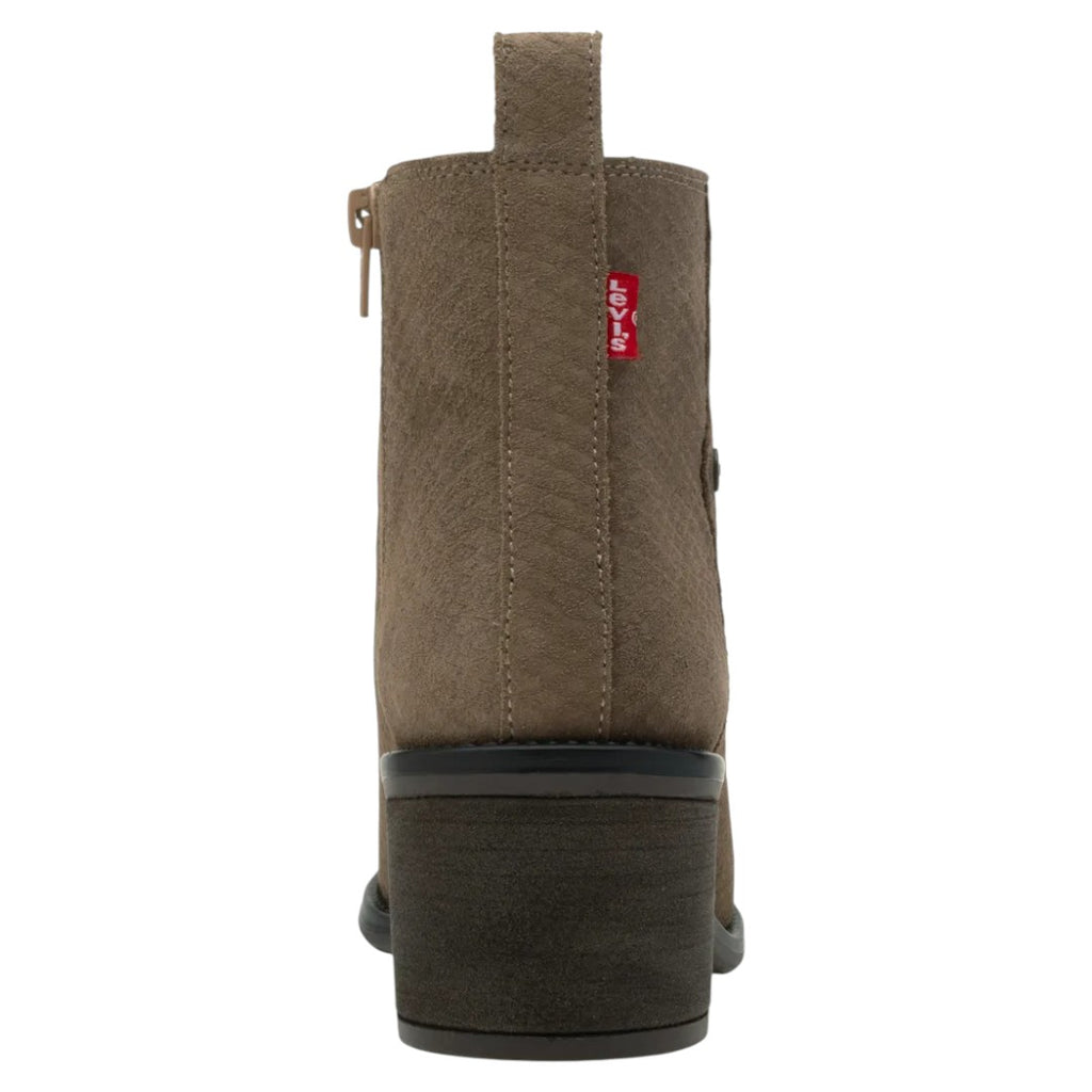 Bota Levi's Dama Lyssa L1225201 Piel Gamuza Grabada Arena