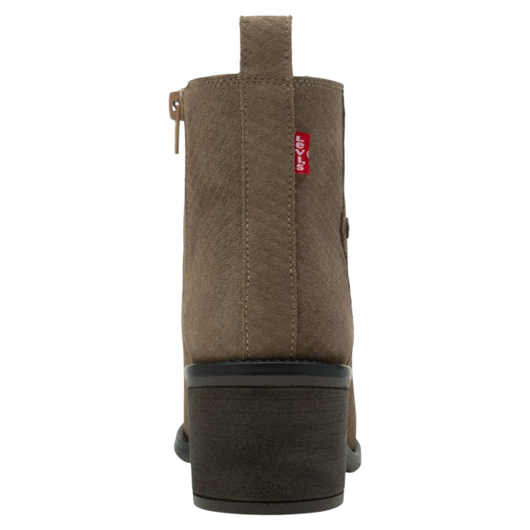 Bota Levi's Dama Lyssa L1225201 Piel Gamuza Grabada Arena