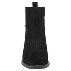 Botas Levis Dama Lyssa L1225201 Piel Gamuza Grabada Negro