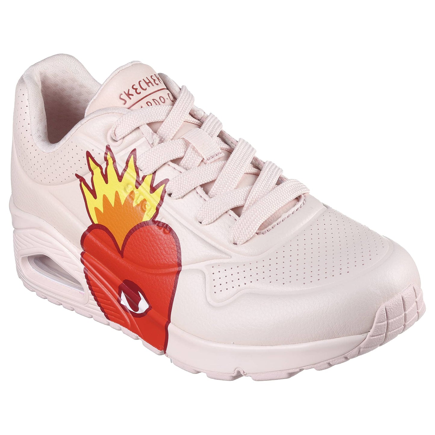 Tenis Skechers Dama Uno Heart Ricardo Cavolo 177956 Rosa