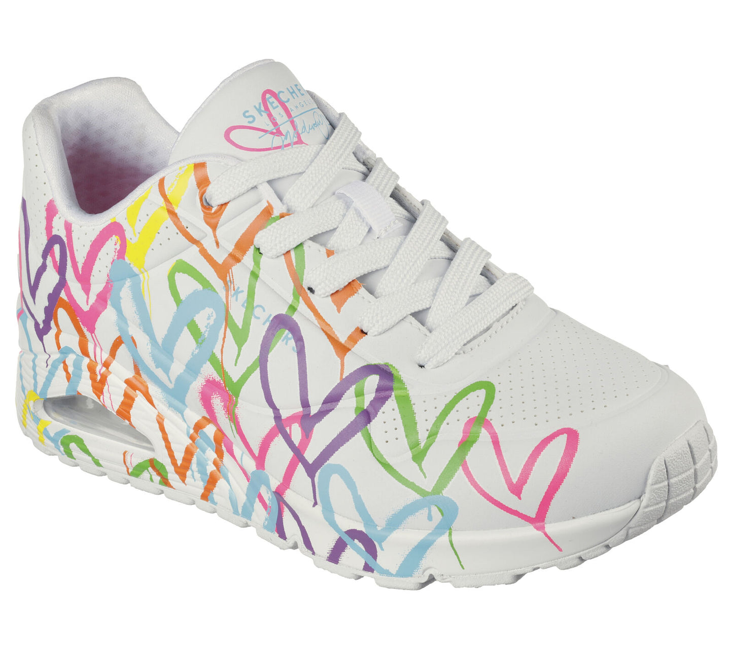 Tenis Skechers Dama Uno Highlight Love 177981 Blanco/mul