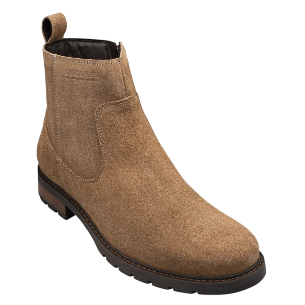 Bota Dockers Caballero Hykes D2126701 Piel Gamuza Arena