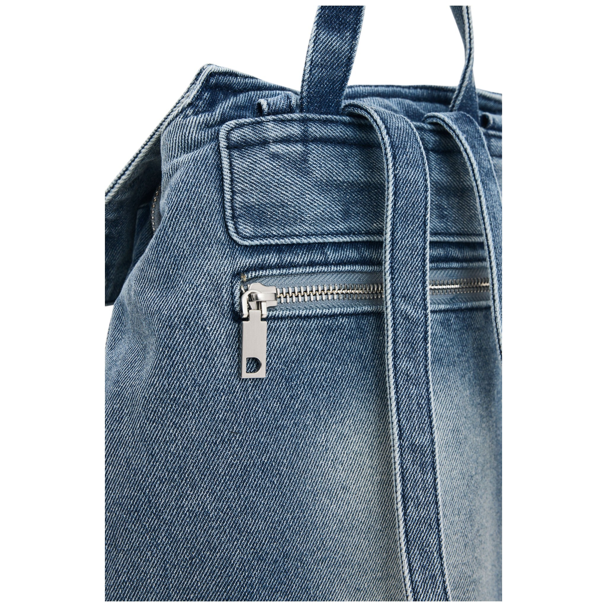Bolso-mochila Desigual Pequeña Charms 26saxd28 Denim