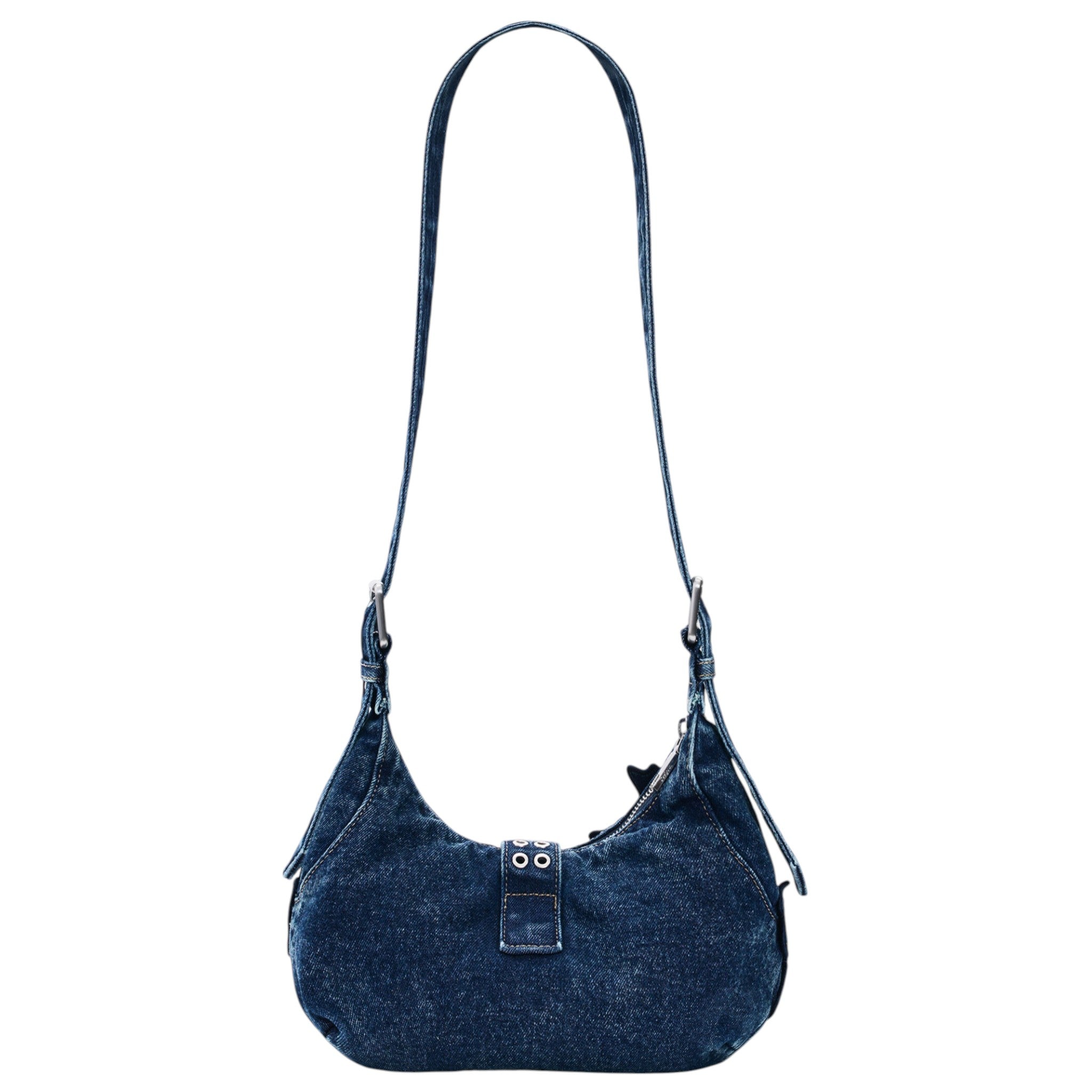 Bolsa Desigual Pequeño Con Flores 26saxd15 denim