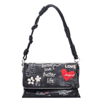 Bolso Acolchado Mediano negro