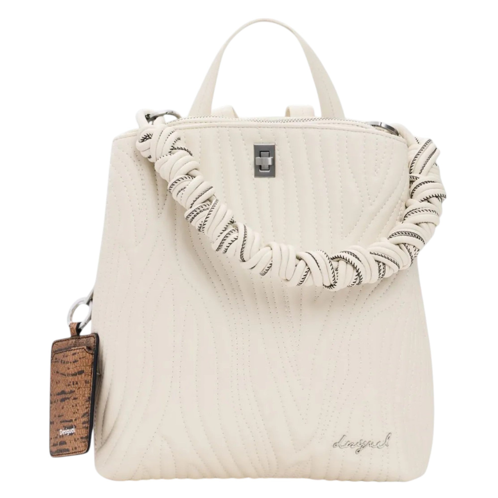 Bolsa Desigual 26sakp41 Grabados Hueso