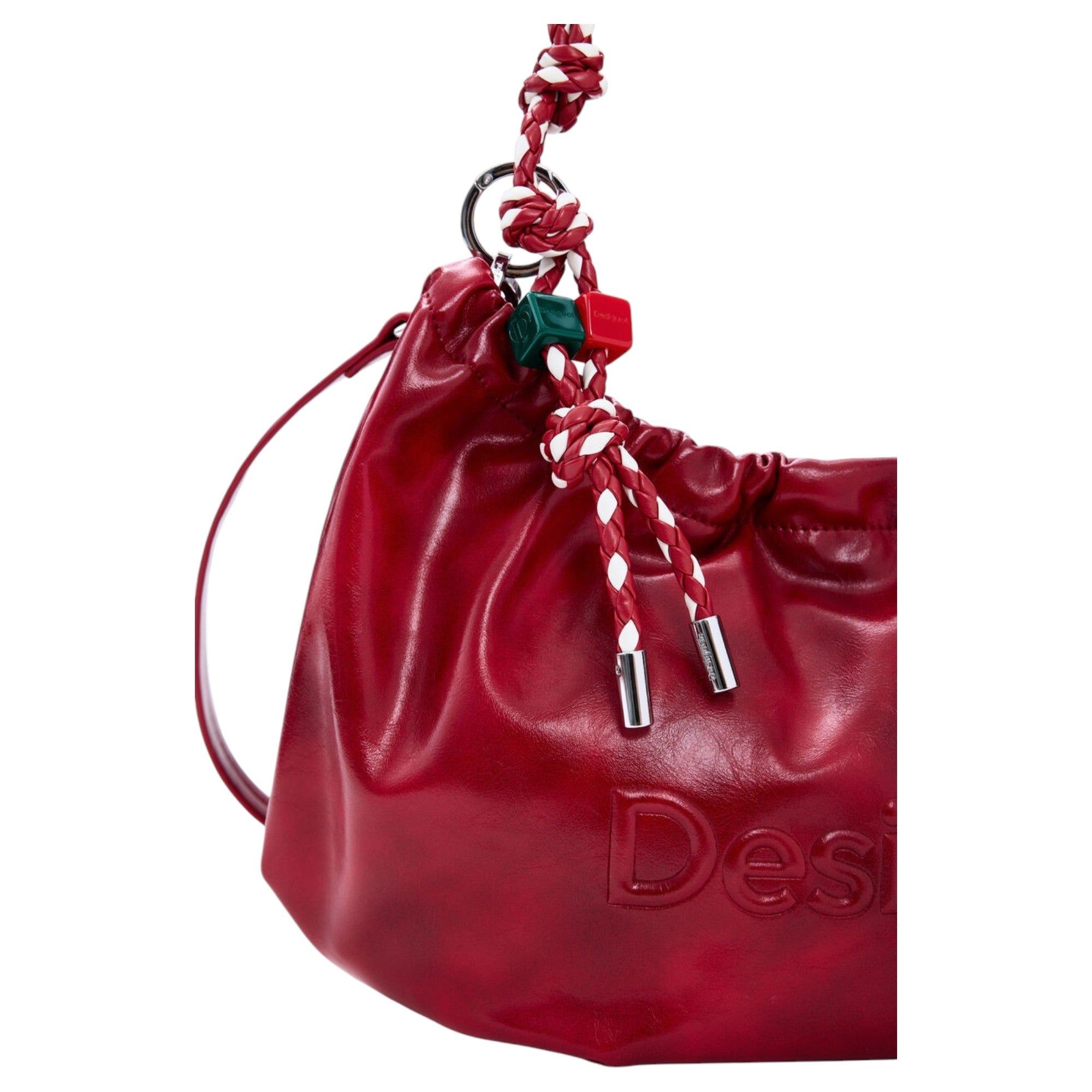 Bolsa Mediana Ovalada Con Logo 26saxp28 Rojo