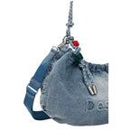 Bolsa Desigual Ovalado Charms 26saxd05 Azul Mezclilla