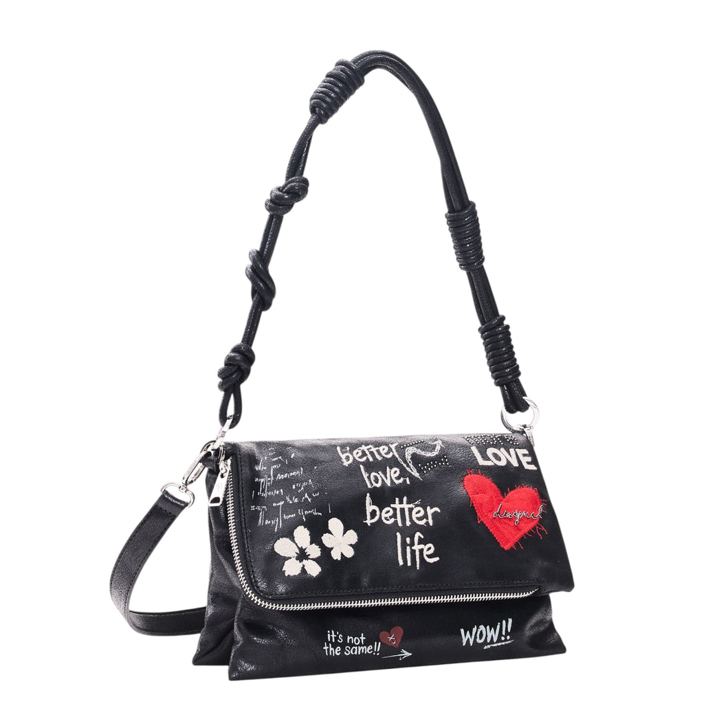 Bolso Acolchado Mediano negro
