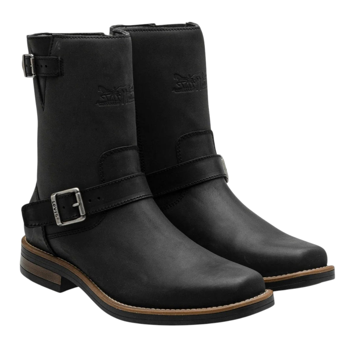 Bota Lev'is Vaquera Caballero L2226651 Piel Negro