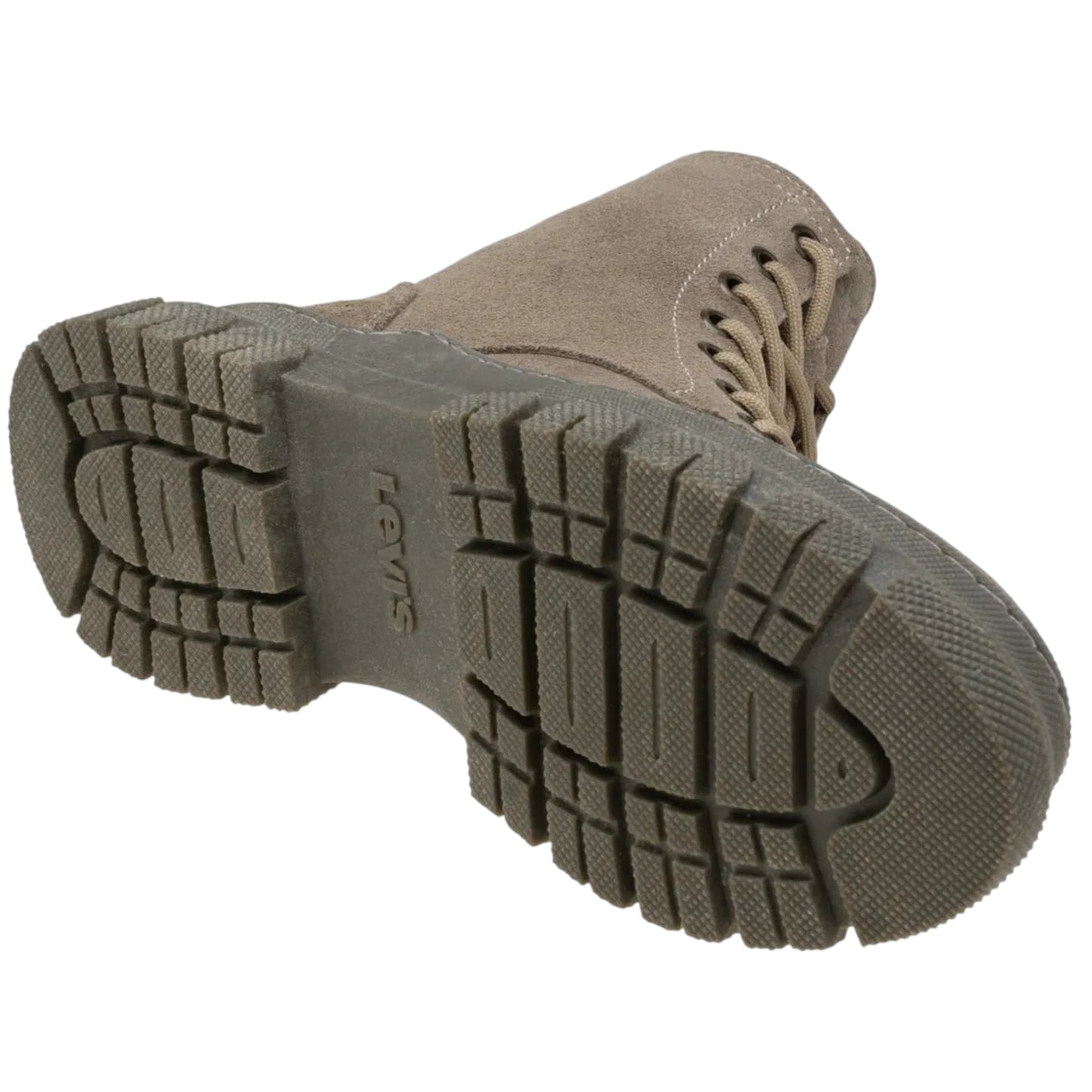 Bota Levi's Dama Modelo Dora L1225215 Piel Gamuza Gris