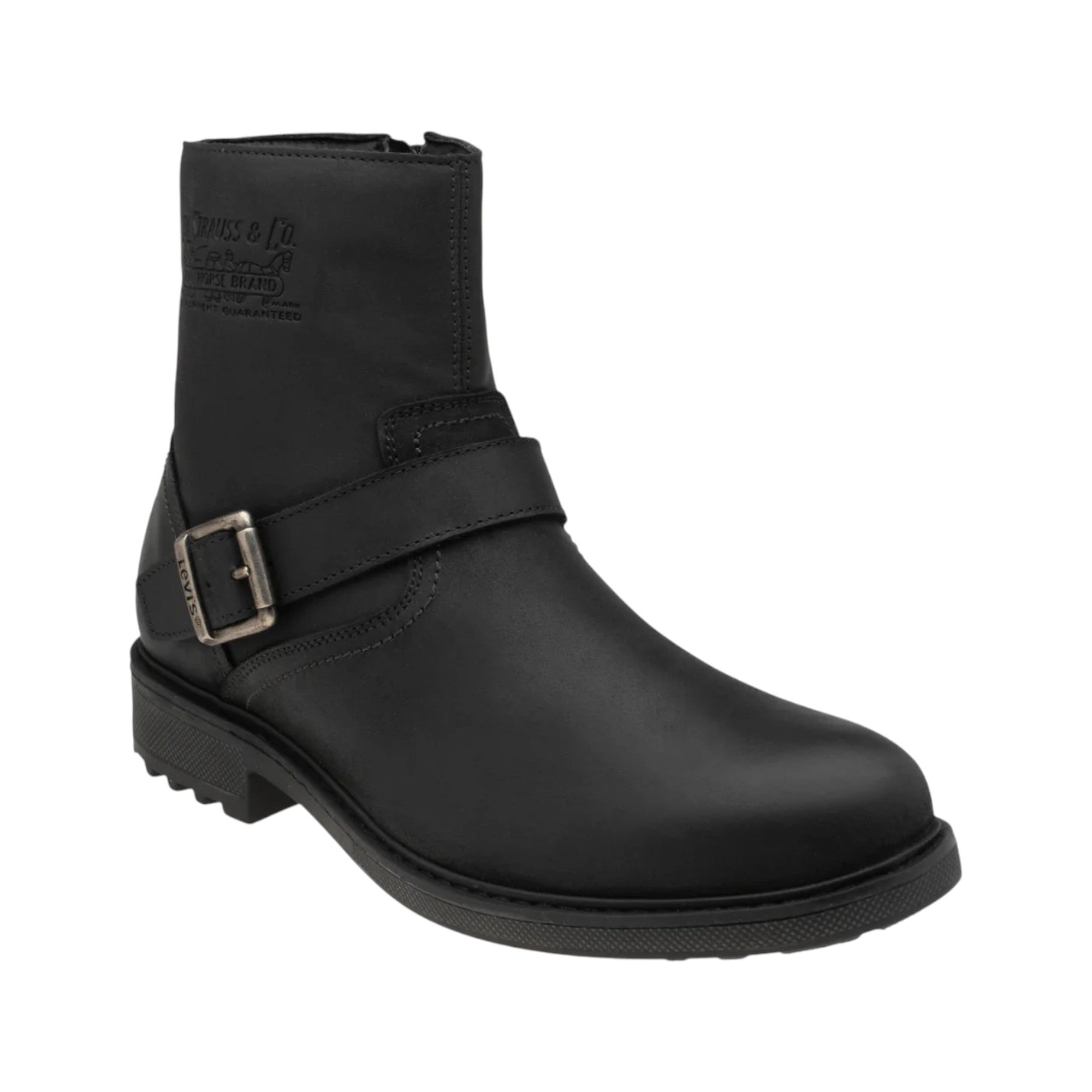 Bota Levi's Caballero Blues L2225651 Piel Graso Negro