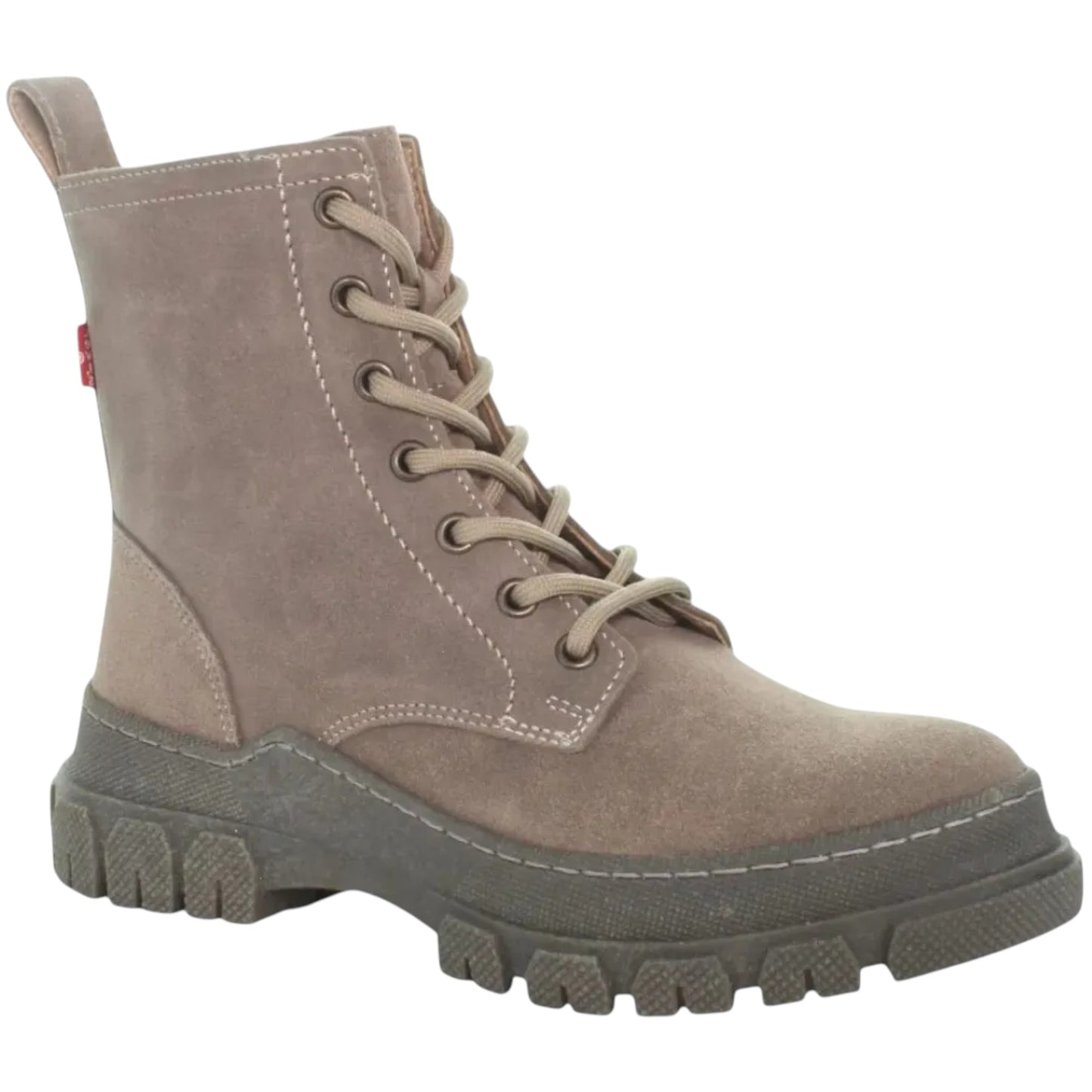 Bota Levi's Dama Modelo Dora L1225215 Piel Gamuza Gris