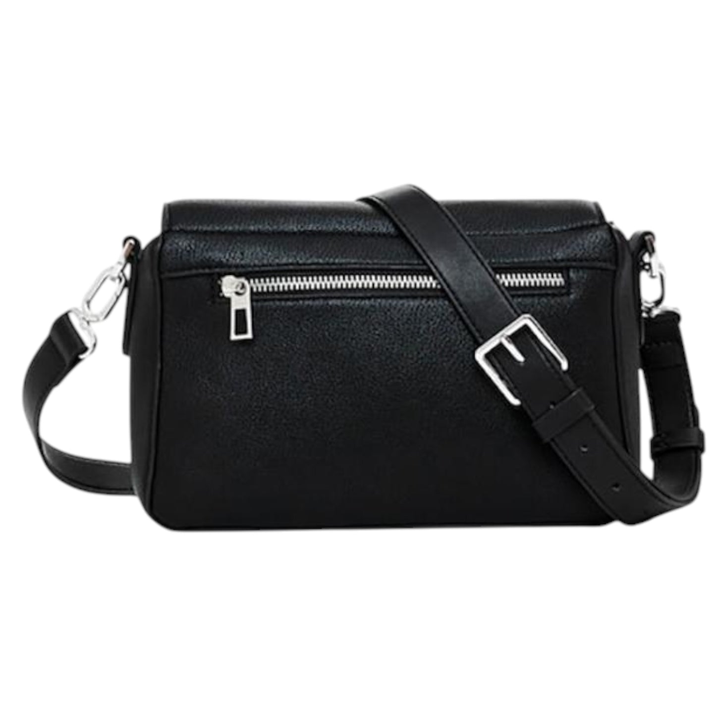 Bolsa Desigual De Mano Mickey Mouse Brillos Negro