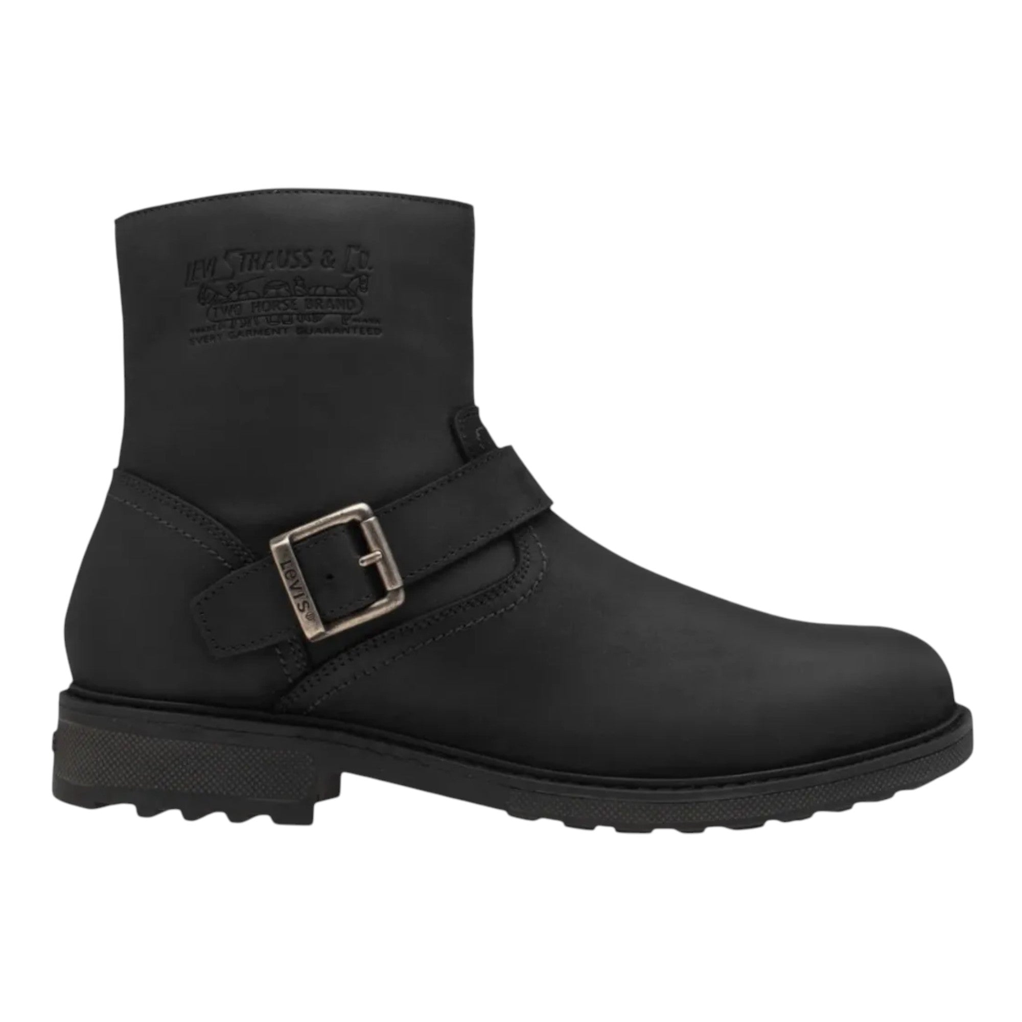 Bota Levi's Caballero Blues L2225651 Piel Graso Negro