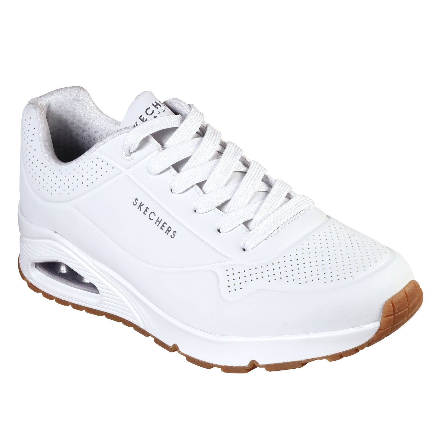 Tenis Skechers Caballero Uno-stand On Air 52458 Blanco #1572786308