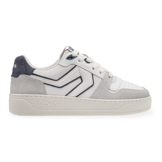 Tenis Levi's Dama Glide Blanco-Denim L1224193