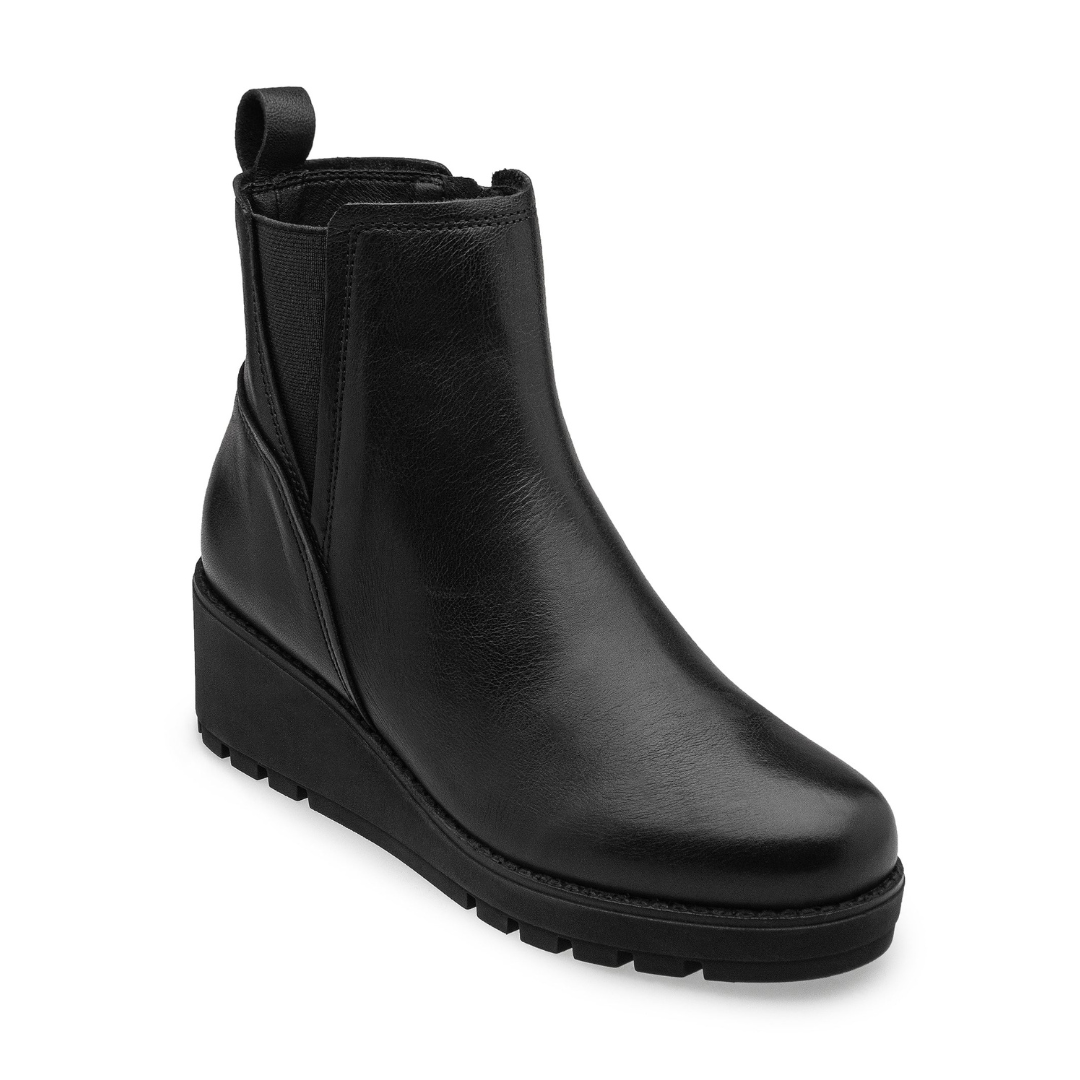 Botas Dockers Dama Beth D1224371 Piel Negro