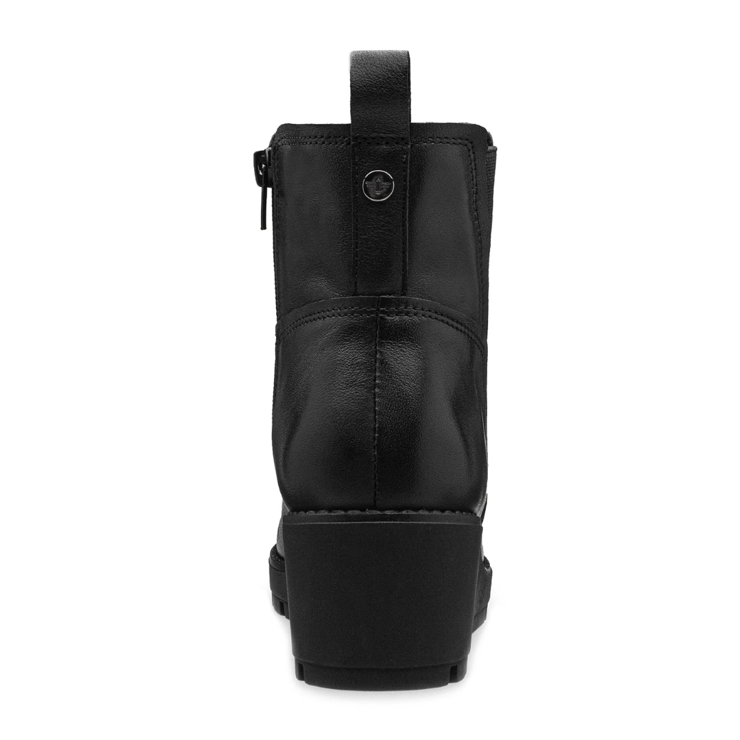 Botas Dockers Dama Beth D1224371 Piel Negro
