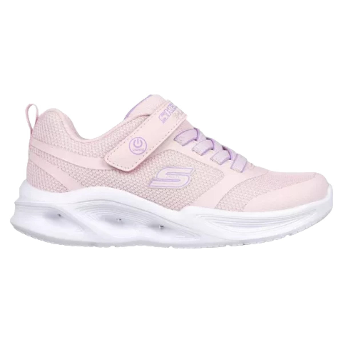 Tenis Skechers Niña Sola Glow 303715l Rosa Claro