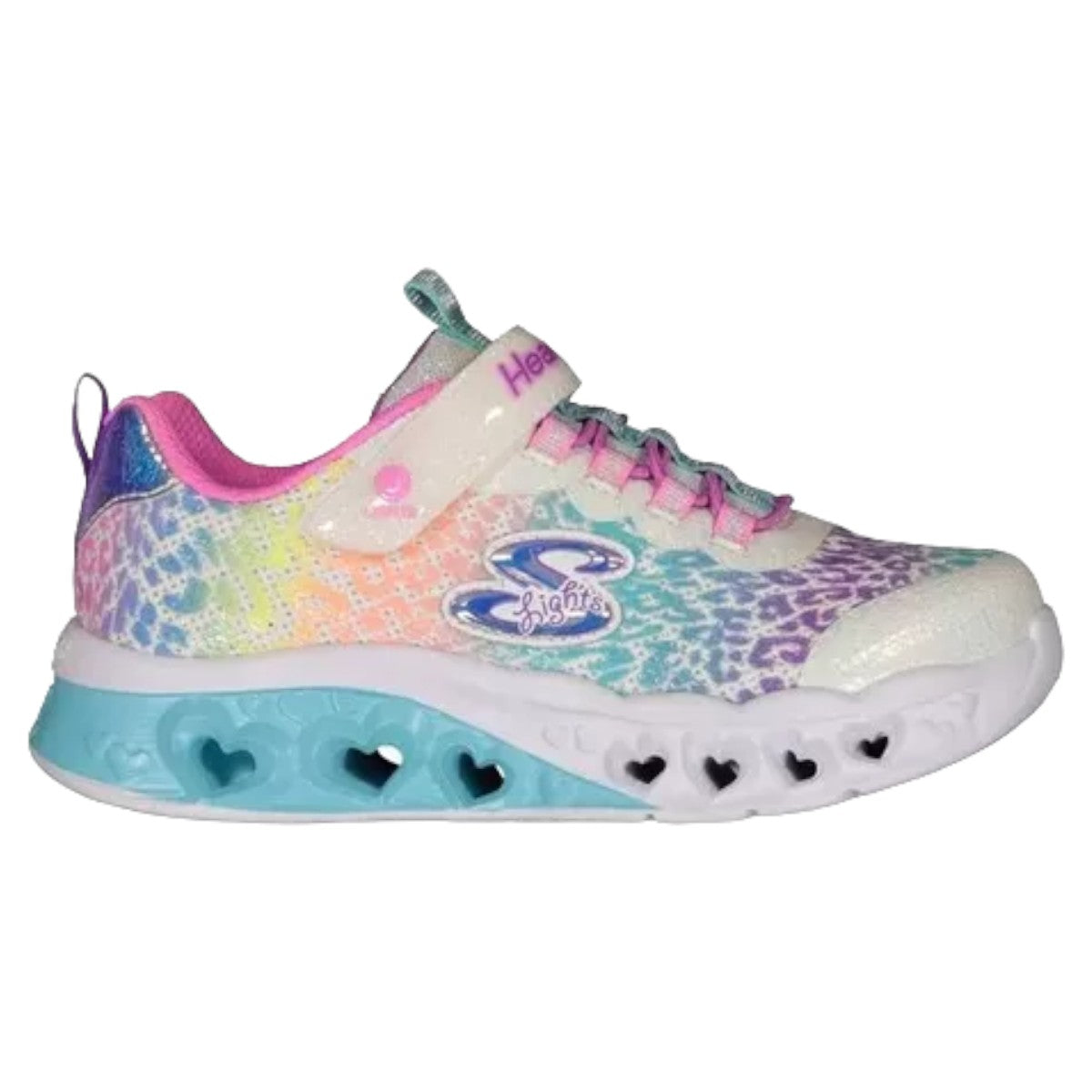 Tenis Skechers Ni?�a Lights 302314n Blanco/mul �?? TheRack.mx