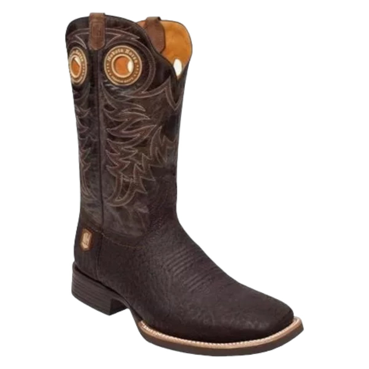 Bota Vaquera Nokota Horse Stanley 15 Crazy Miel Cuello De Toro