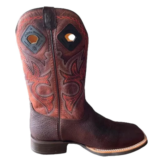 Bota Nokota Horse Caballero Morgan 18 Bisonte Redwood