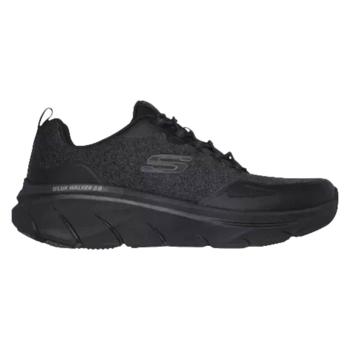 Tenis Skechers Caballero D'lux Walker 232719 Negro-neg