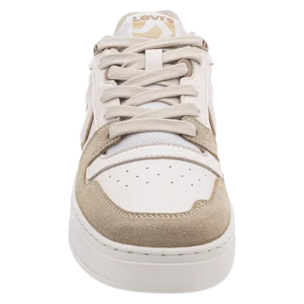 Tenis Levi`s Dama Glide L1224191 Ecru Blanco-beige