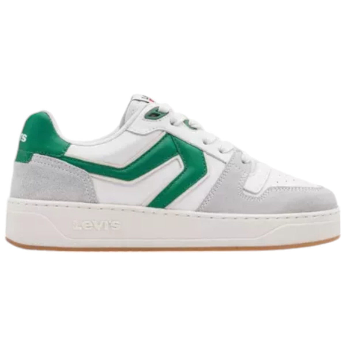 Tenis Levi`s Dama Glide L1224191 Blanco-verde