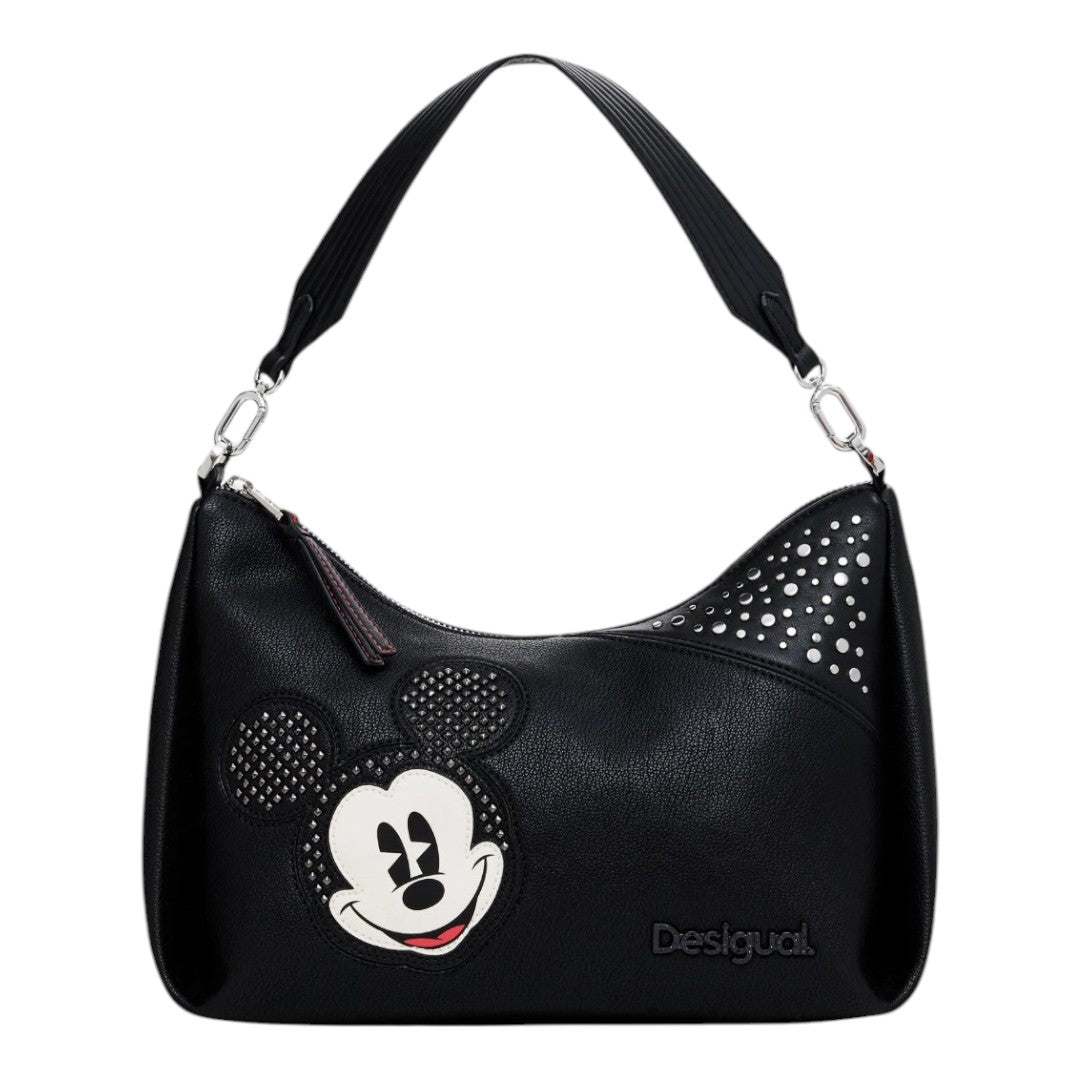 Bolsa Desigual De Mano Mickey Mouse Negro