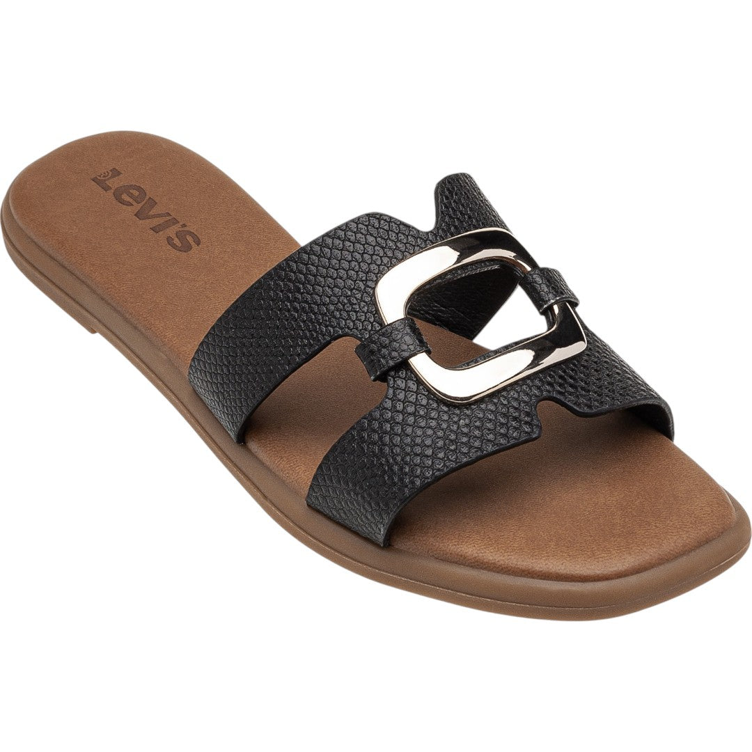 Sandalias Levi's Dama Shani L1125202 Negro Serpiente