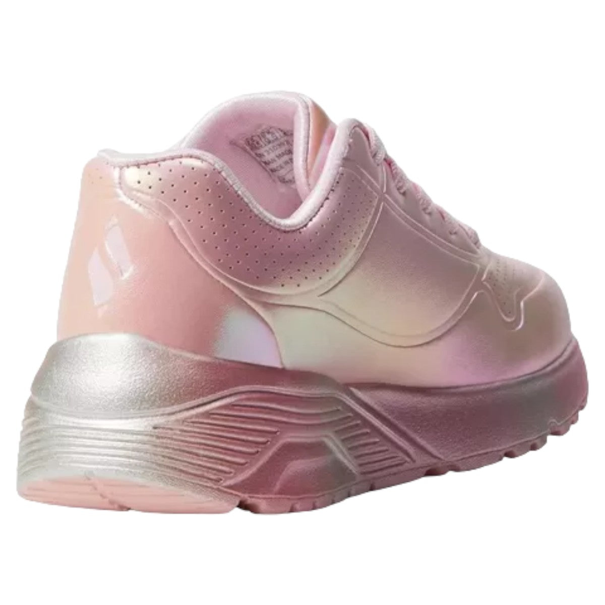 Tenis Skechers Niña Uno Metalico 310397l Rosa/multicolor