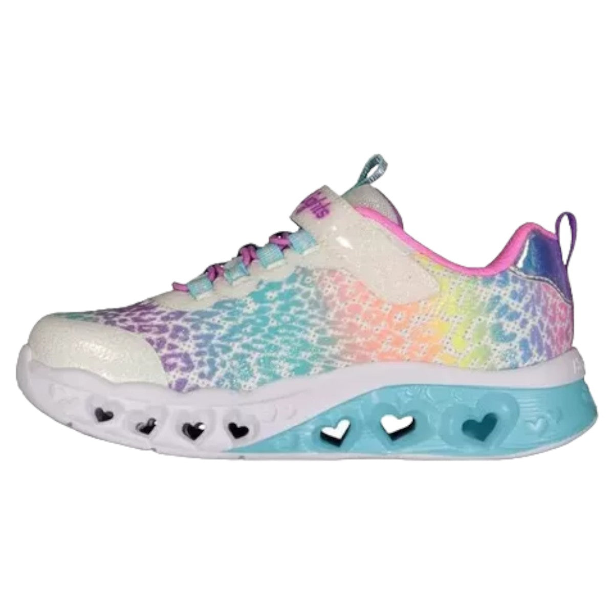 Tenis Skechers Niña Lights 302314n Blanco/mul