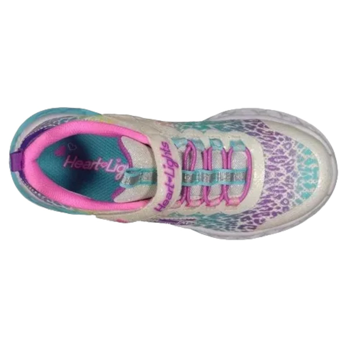 Tenis Skechers Niña Lights 302314n Blanco/mul