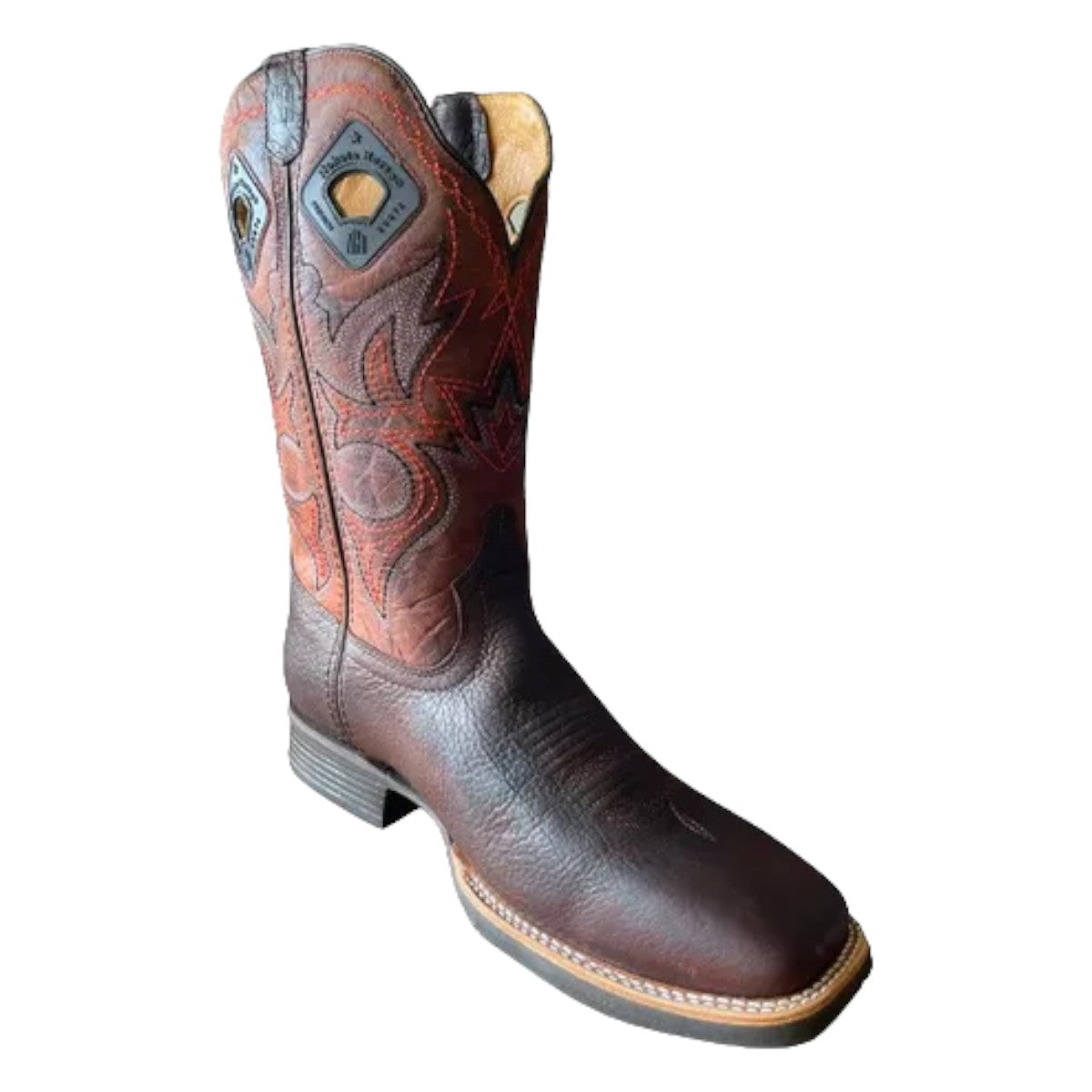 Bota Nokota Horse Caballero Morgan 18 Bisonte Redwood