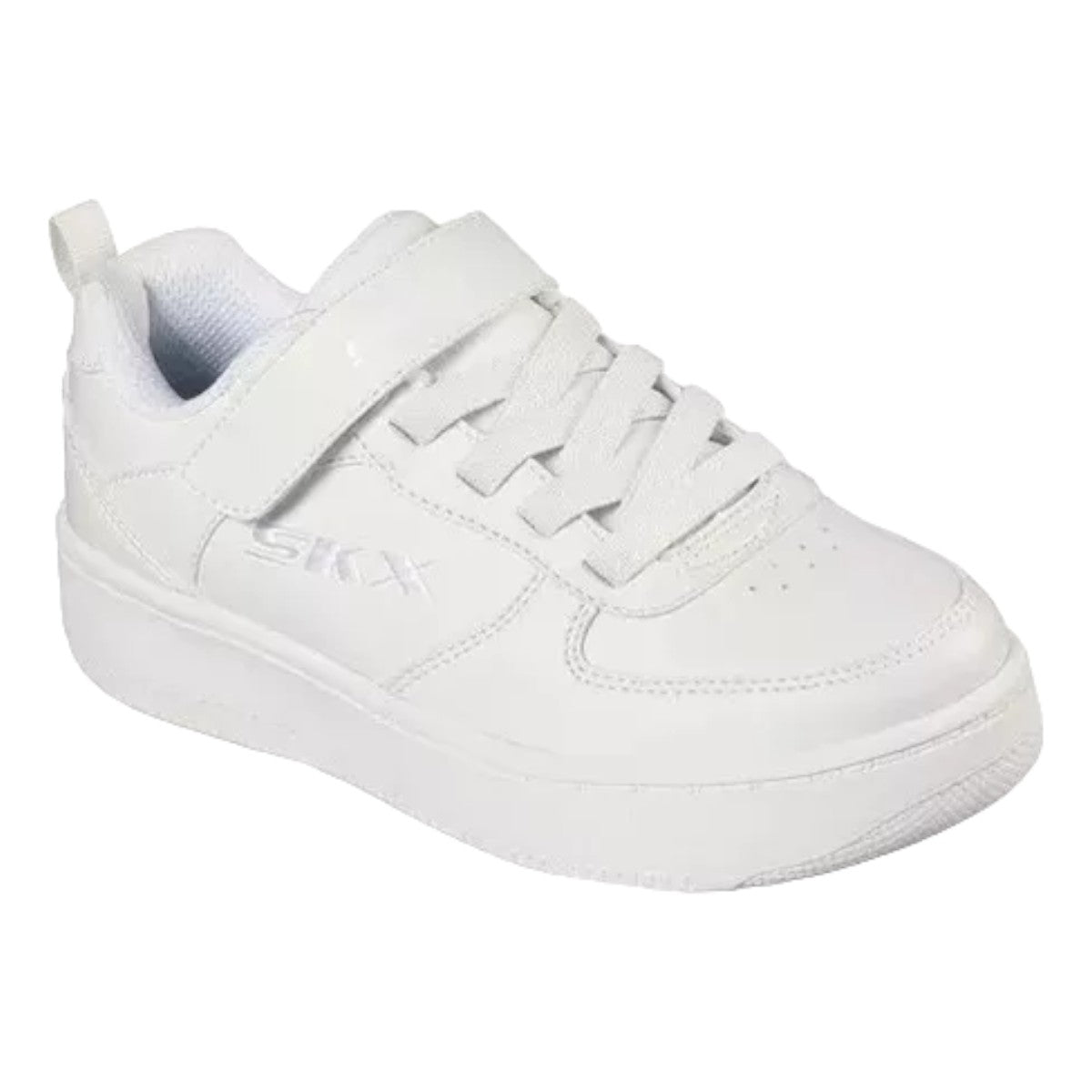 Tenis Skechers Sport Court Escolar 405697l Blanco