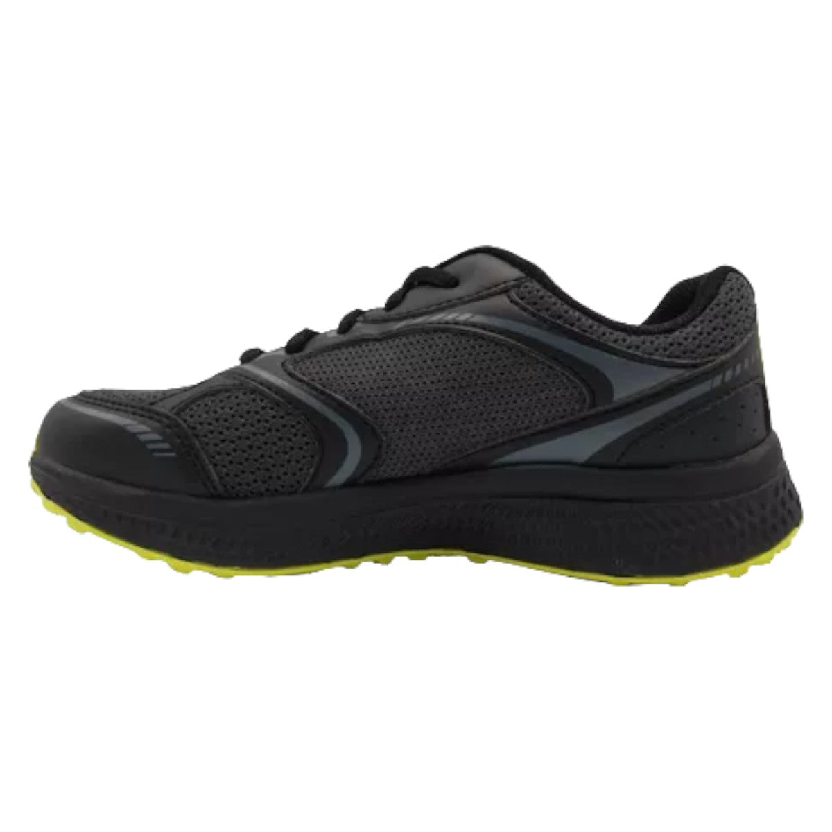 Tenis Skechers Niño Go Run 405008 Negro-gris-lima