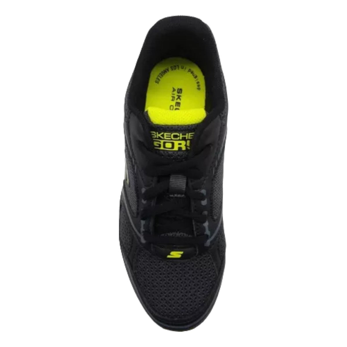 Tenis Skechers Niño Go Run 405008 Negro-gris-lima