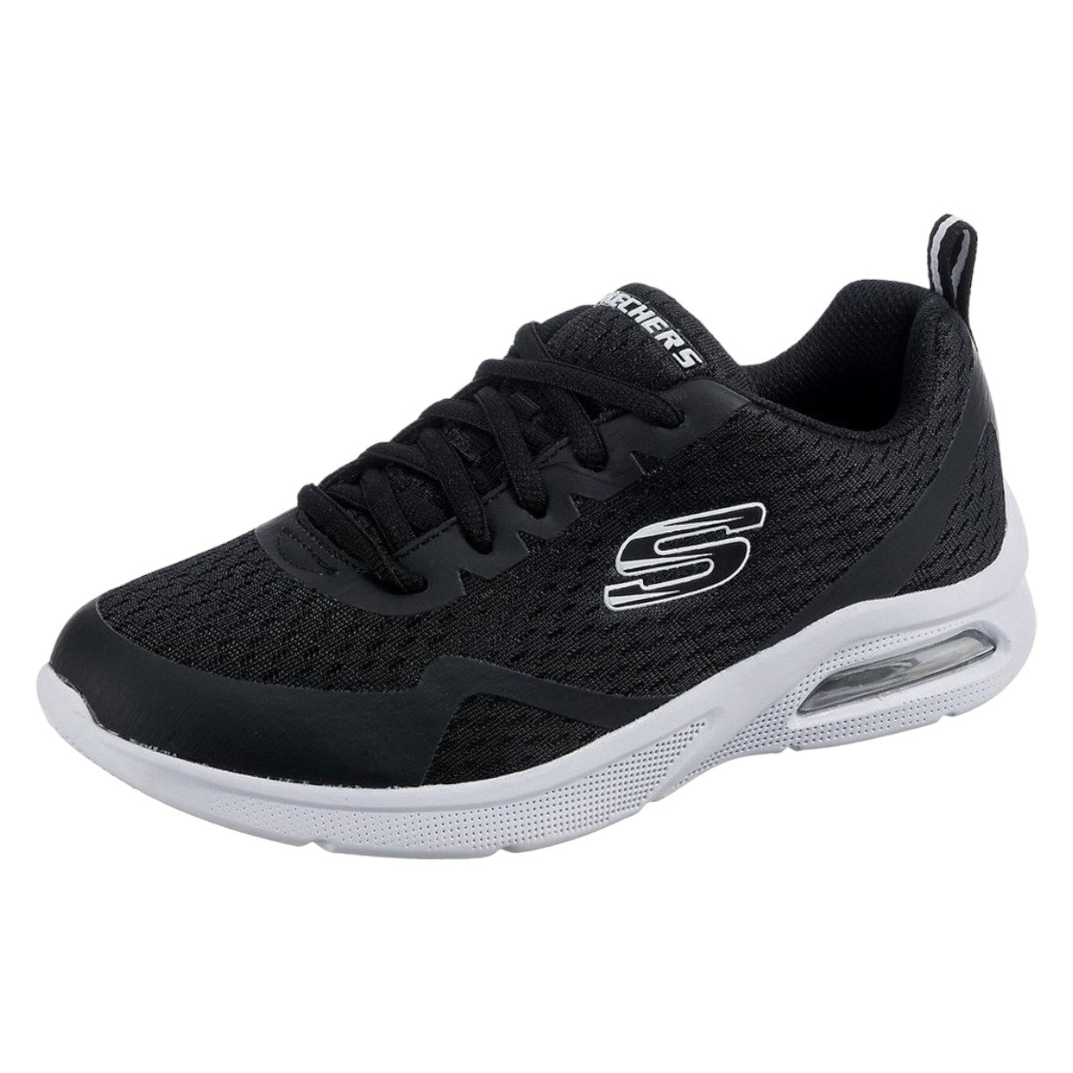 Tenis Skechers Niño Microspec Max 403774 Negro