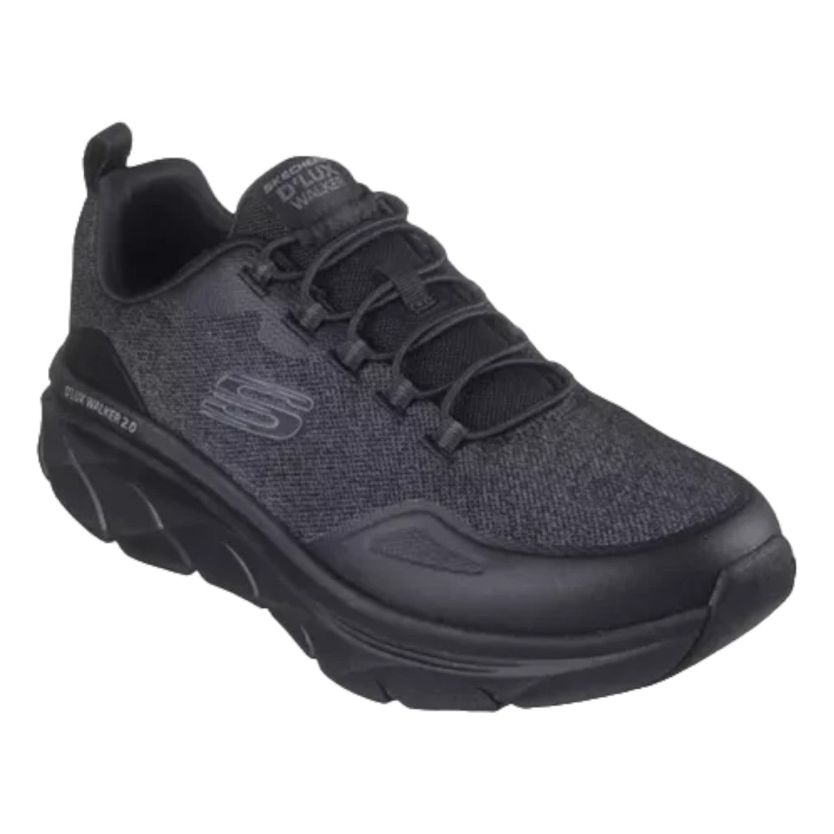 Tenis Skechers Caballero D'lux Walker 232719 Negro-neg