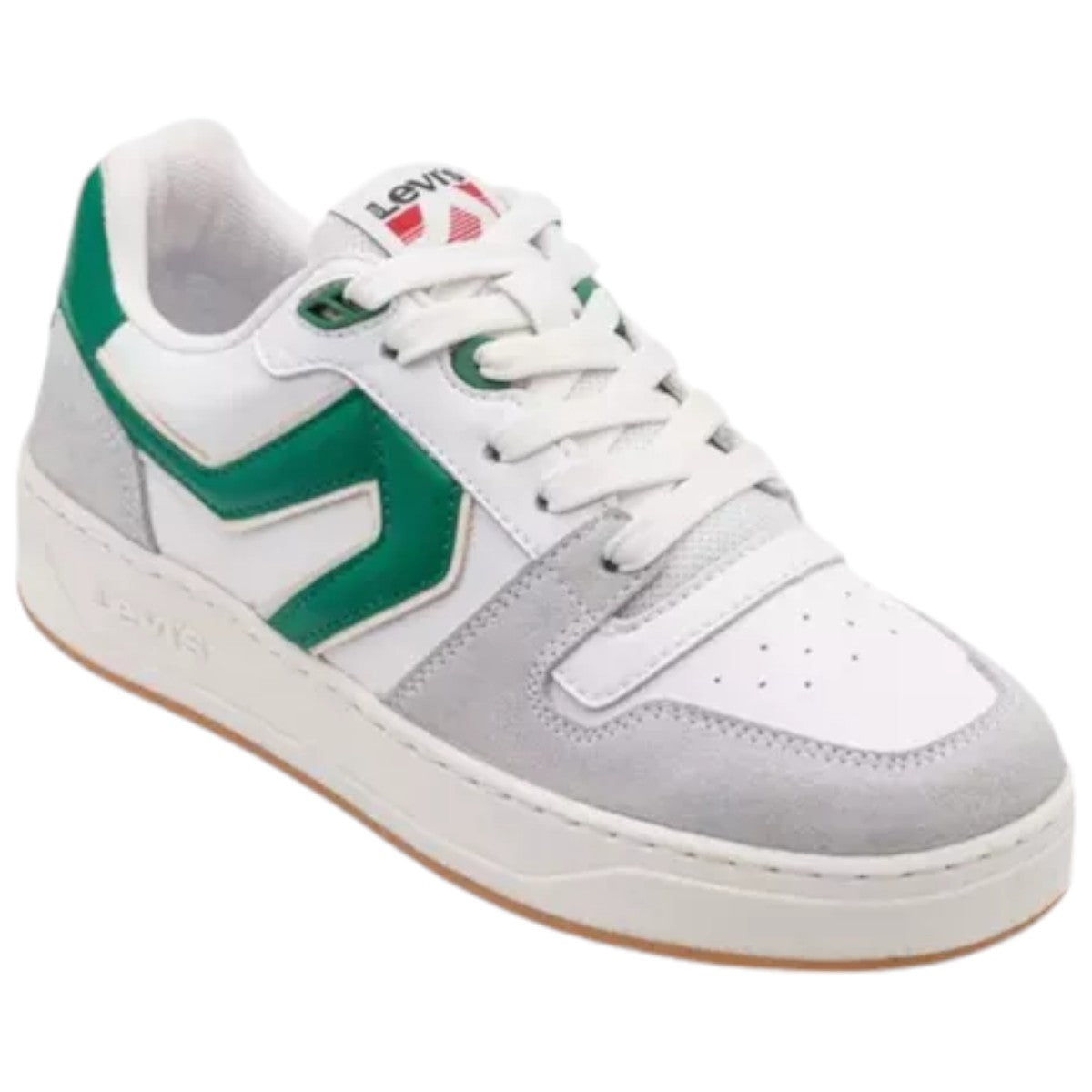 Tenis Levi`s Dama Glide L1224191 Blanco-verde