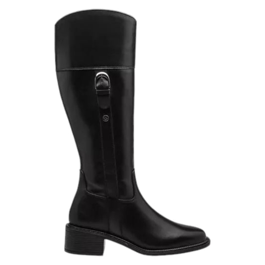 Botas Dockers Dama Blair D1224363 Piel De Res Negro